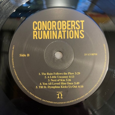 Conor Oberst - Ruminations (0075597916904) виниловая пластинка - фото 4