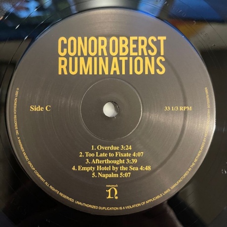Conor Oberst - Ruminations (0075597916904) виниловая пластинка - фото 5