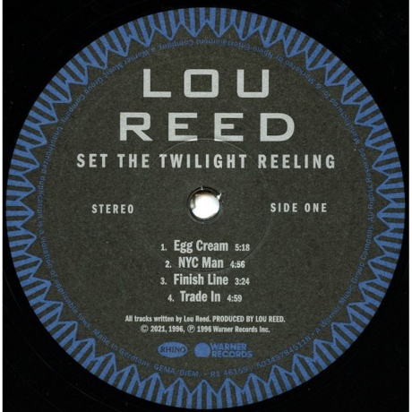 Lou Reed - Set The Twilight Reeling (0603497845118) виниловая пластинка - фото 3