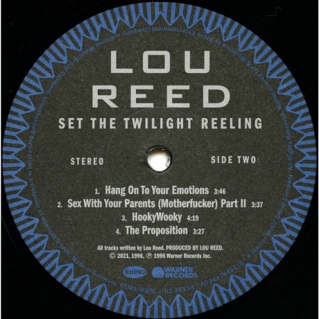 Lou Reed - Set The Twilight Reeling (0603497845118) виниловая пластинка - фото 4