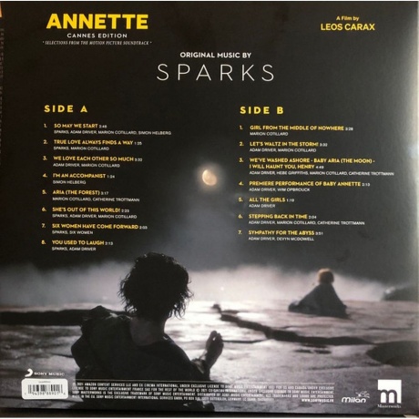 OST - Annette (Sparks) (coloured) (0194398889016) виниловая пластинка - фото 2
