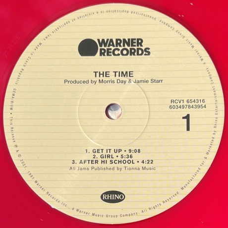 The Time - The Time (coloured) (0603497843954) виниловая пластинка - фото 3