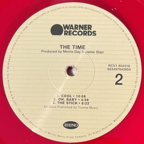 The Time - The Time (coloured) (0603497843954) виниловая пластинка - фото 4