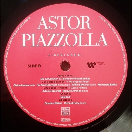 Astor Piazzolla - Libertango - Best Of (0190295082772) виниловая пластинка - фото 4