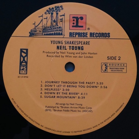 Neil Young - Young Shakespeare (0093624889519) виниловая пластинка - фото 4