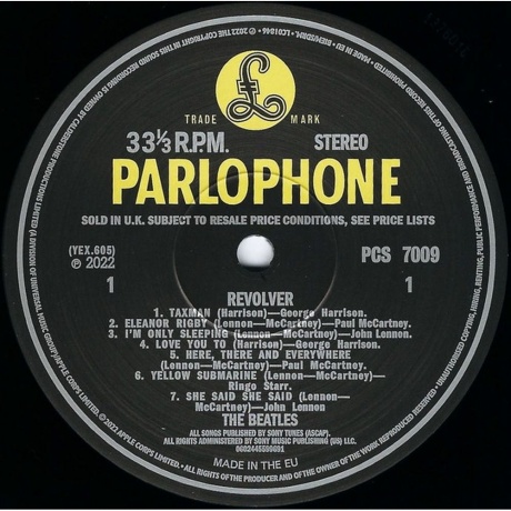 The Beatles - Revolver (Half Speed) (0602445599691) виниловая пластинка - фото 4