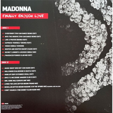 Madonna - Finally Enough Love (coloured) (0081227883645) виниловая пластинка - фото 2