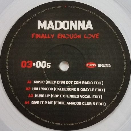 Madonna - Finally Enough Love (coloured) (0081227883645) виниловая пластинка - фото 5
