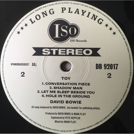 Bowie David - Toy (0190295253257) виниловая пластинка - фото 4