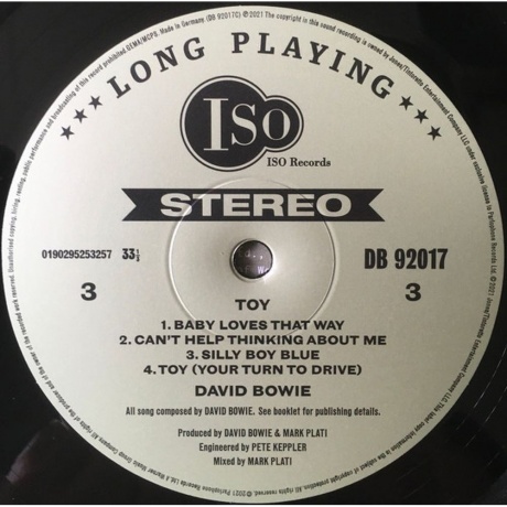 Bowie David - Toy (0190295253257) виниловая пластинка - фото 5
