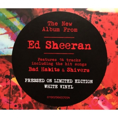 Ed Sheeran - = (Equals) (White) (0190296657054) виниловая пластинка - фото 8