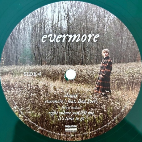 Taylor Swift - Evermore (coloured) (0602435651279) виниловая пластинка - фото 7