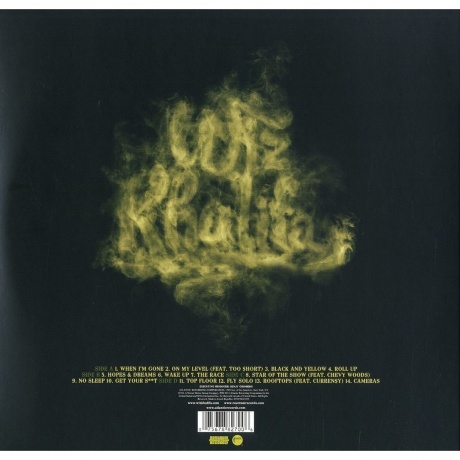 Wiz Khalifa - Rolling Papers (coloured) (0075678643255) виниловая пластинка - фото 2
