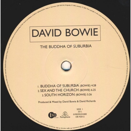 David Bowie - The Buddha Of Suburbia (0190295253400) виниловая пластинка - фото 3