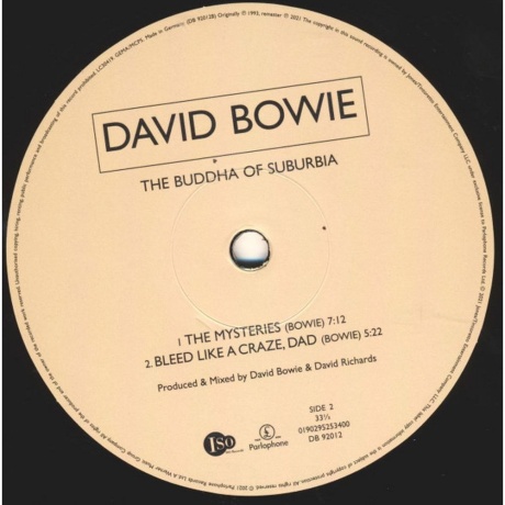 David Bowie - The Buddha Of Suburbia (0190295253400) виниловая пластинка - фото 4