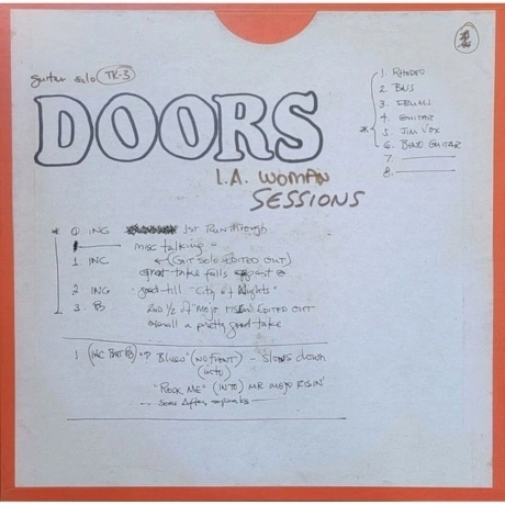 The Doors - L.A. Woman Sessions (0603497842230) виниловая пласти...