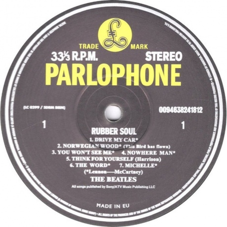The Beatles - Rubber Soul (0094638241812) виниловая пластинка - фото 2