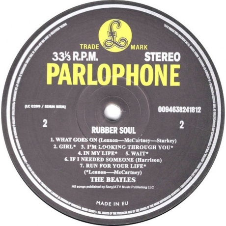 The Beatles - Rubber Soul (0094638241812) виниловая пластинка - фото 3