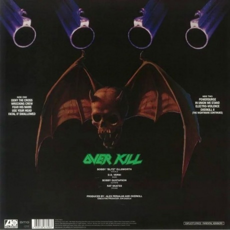 Overkill - Taking Over (Half Speed) (coloured) (4050538676983) виниловая пластинка - фото 2