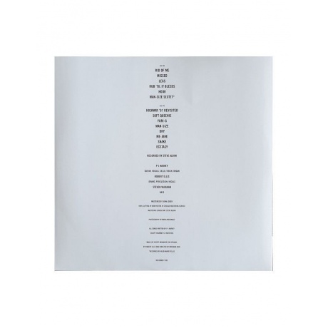 Виниловая Пластинка Pj Harvey, Rid Of Me (0602508511127) - фото 6