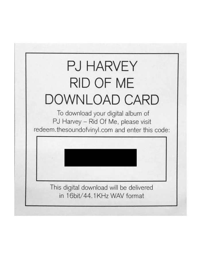 Виниловая Пластинка Pj Harvey, Rid Of Me (0602508511127) - фото 7