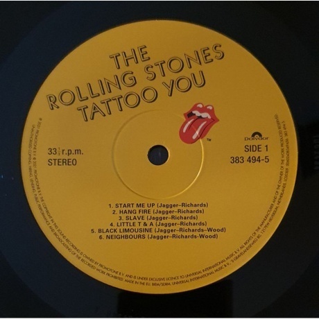 The Rolling Stones - Tattoo You (0602438349456) виниловая пластинка - фото 4