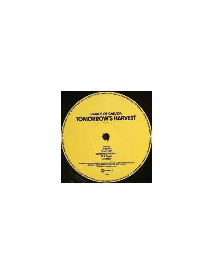 Виниловая пластинка Boards Of Canada, Tomorrow'S Harvest (0801061025717) - фото 4