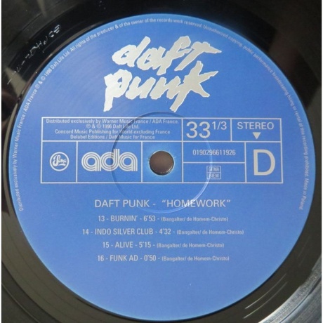 Daft Punk - Homework (0190296611926) виниловая пластинка - фото 7
