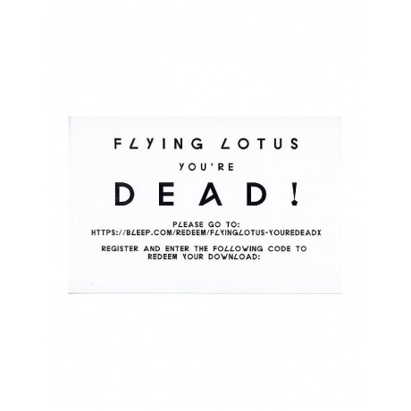 Виниловая пластинка Flying Lotus, You'Re Dead! (0801061025618) - фото 2