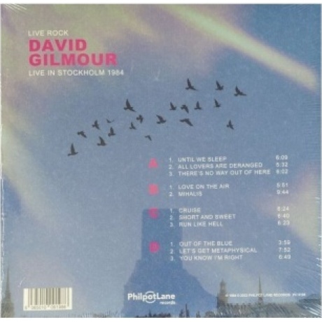 David Gilmour - Live In Stockholm 1984 (5065010091986) виниловая пластинка - фото 2