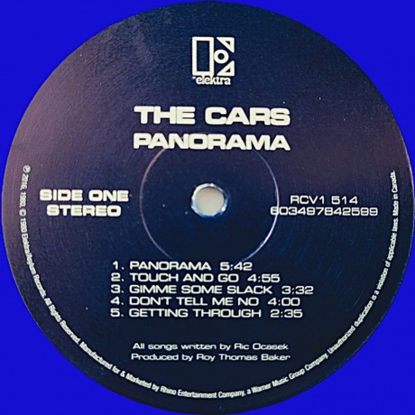 The Cars - Panorama (coloured) (0603497842599) виниловая пластинка - фото 2