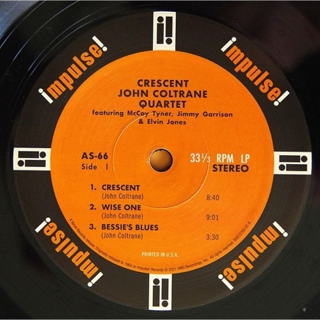 John Coltrane - Crescent (Analogue, Acoustic Sounds) (0602438075829) виниловая пластинка - фото 5