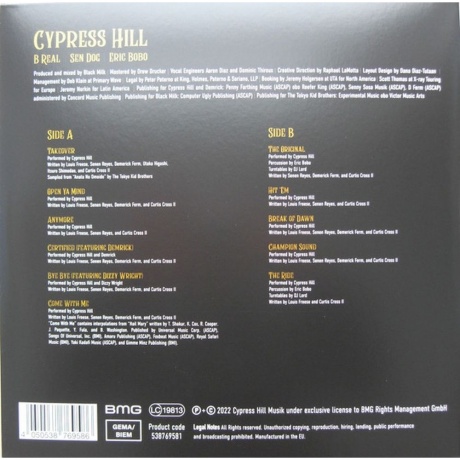 Cypress Hill - Back In Black (4050538769586) виниловая пластинка - фото 2