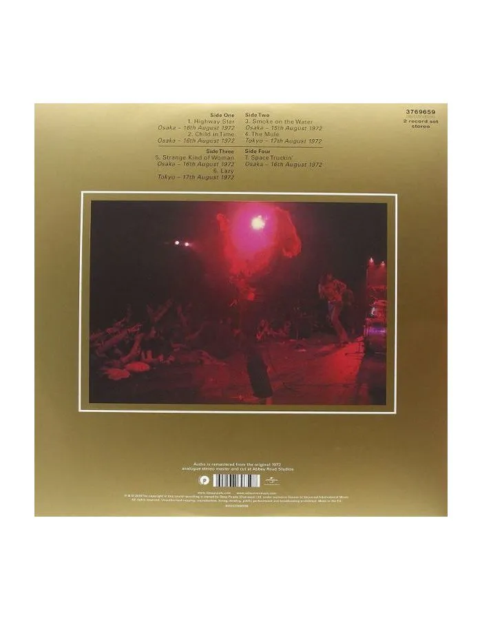 0602537696598, Виниловая пластинка Deep Purple, Made In Japan - фото 2