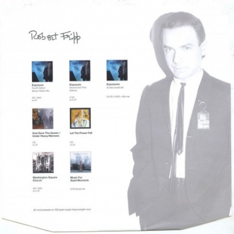 Robert Fripp - Let The Power Fall (0633367606013) виниловая пластинка - фото 5