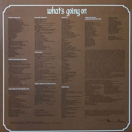 Marvin Gaye - What's Going On (0600753534236) виниловая пластинка - фото 2