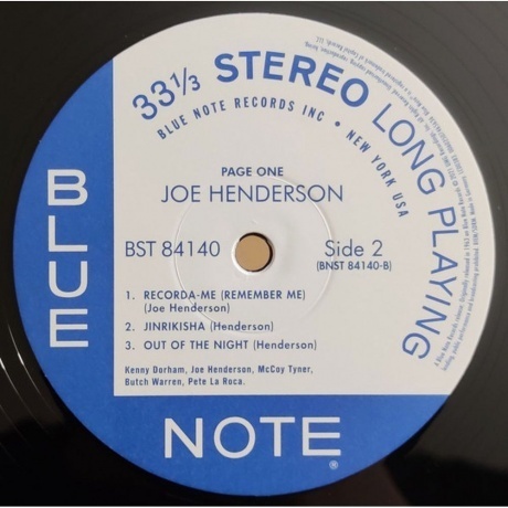 Joe Henderson - Page One (0602507465636) виниловая пластинка - фото 4
