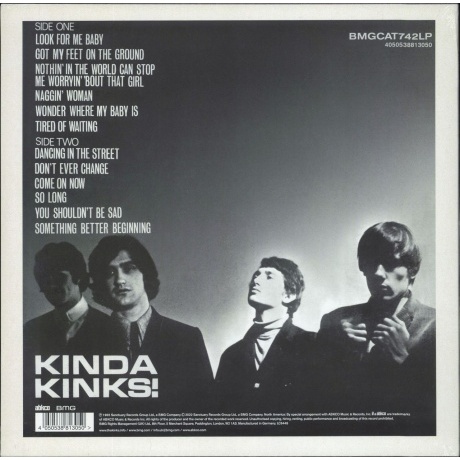 The Kinks - Kinda Kinks (4050538813050) виниловая пластинка - фото 2