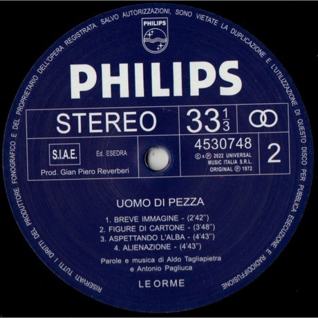 Le Orme - Uomo Di Pezza (0602445307487) виниловая пластинка - фото 4