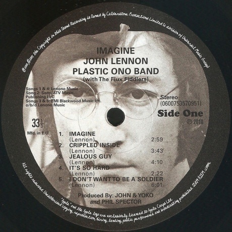 John Lennon - Imagine (0600753570951) виниловая пластинка - фото 5