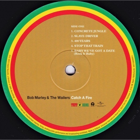 Bob Marley - Catch A Fire (0600753600689) виниловая пластинка - фото 4