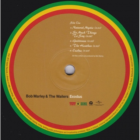 Bob Marley - Exodus (0602547276223) виниловая пластинка - фото 3
