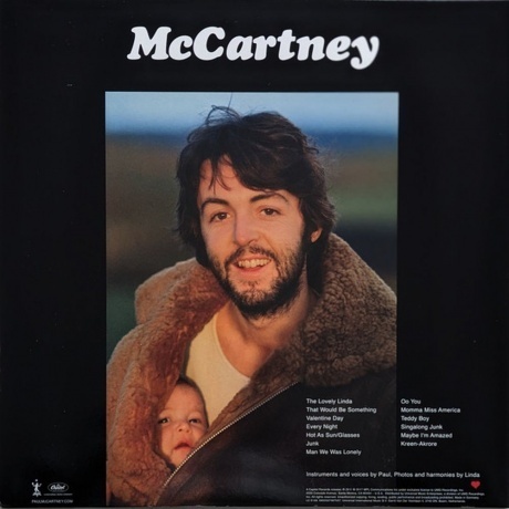 Paul McCartney - McCartney (0602557567557) виниловая пластинка - фото 3