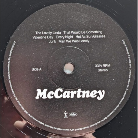 Paul McCartney - McCartney (0602557567557) виниловая пластинка - фото 4