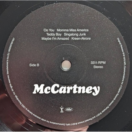 Paul McCartney - McCartney (0602557567557) виниловая пластинка - фото 5