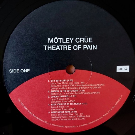 Motley Crue - Theatre Of Pain (4050538782585) виниловая пластинка - фото 6
