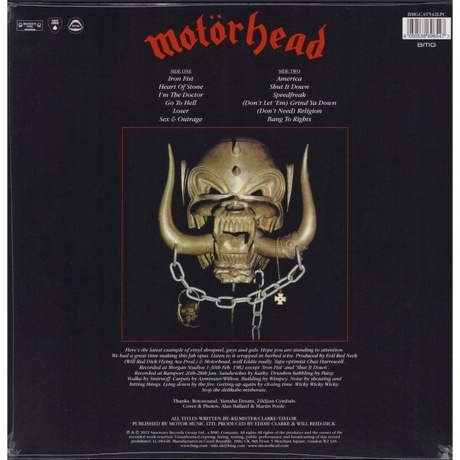 Motorhead - Iron Fist (coloured) (4050538696547) виниловая пластинка - фото 4