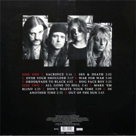 Motorhead - Sacrifice (coloured) (4050538826012) виниловая пластинка - фото 2