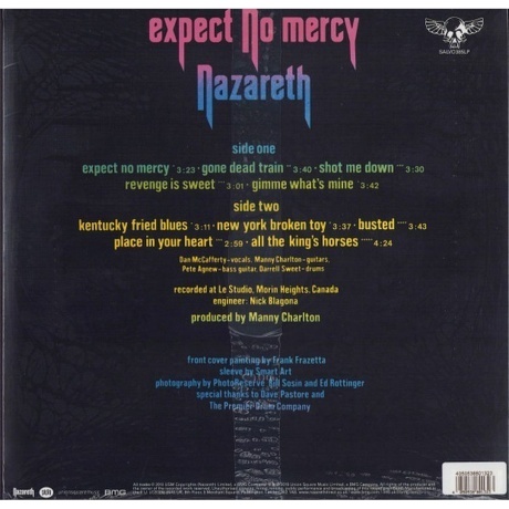 Nazareth - Expect No Mercy (Pink) (4050538801323) виниловая пластинка - фото 2