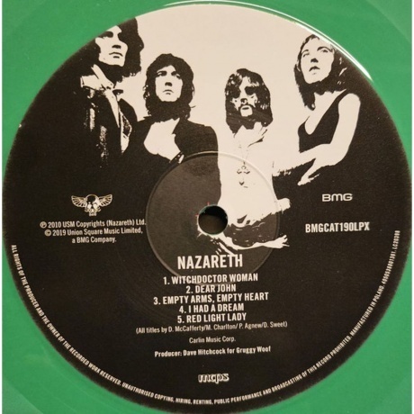 Nazareth - Nazareth (coloured) (4050538801361) виниловая пластинка - фото 3